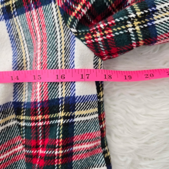 Vestique Chic Plaid Double-Breasted Mistletoe Blazer. Size small. New.Elegant - Picture 4 of 7